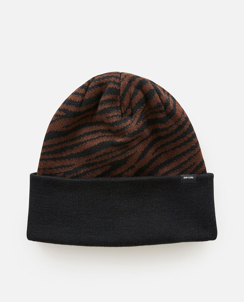 Load image into Gallery viewer, Rip Curl Sun Tribe Tall Beanie Brown 02RWHE-0009
