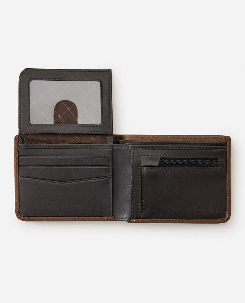 Load image into Gallery viewer, Rip Curl Unisex Wetsuit Logo RFID All Day Wallet Brown 02UMWA-0009
