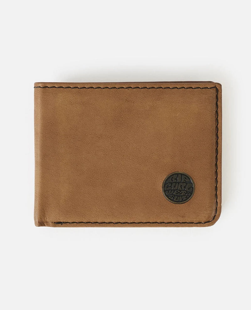 Load image into Gallery viewer, Rip Curl Wetsuit Logo RFID All Day Wallet Tan 02UMWA-1046
