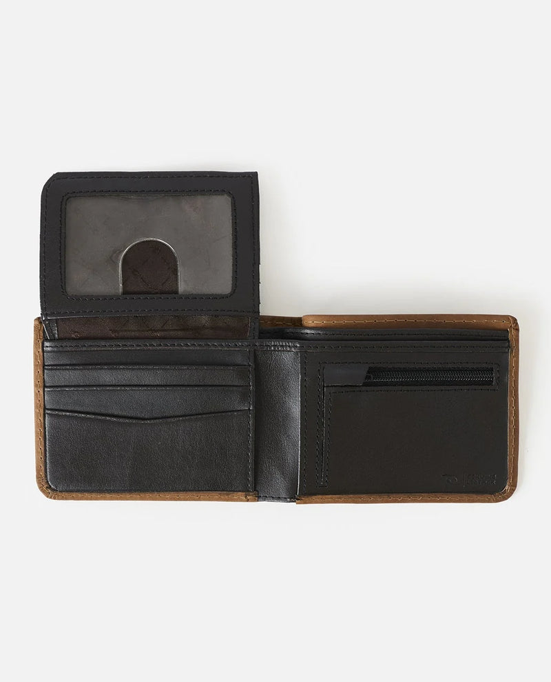 Load image into Gallery viewer, Rip Curl Wetsuit Logo RFID All Day Wallet Tan 02UMWA-1046
