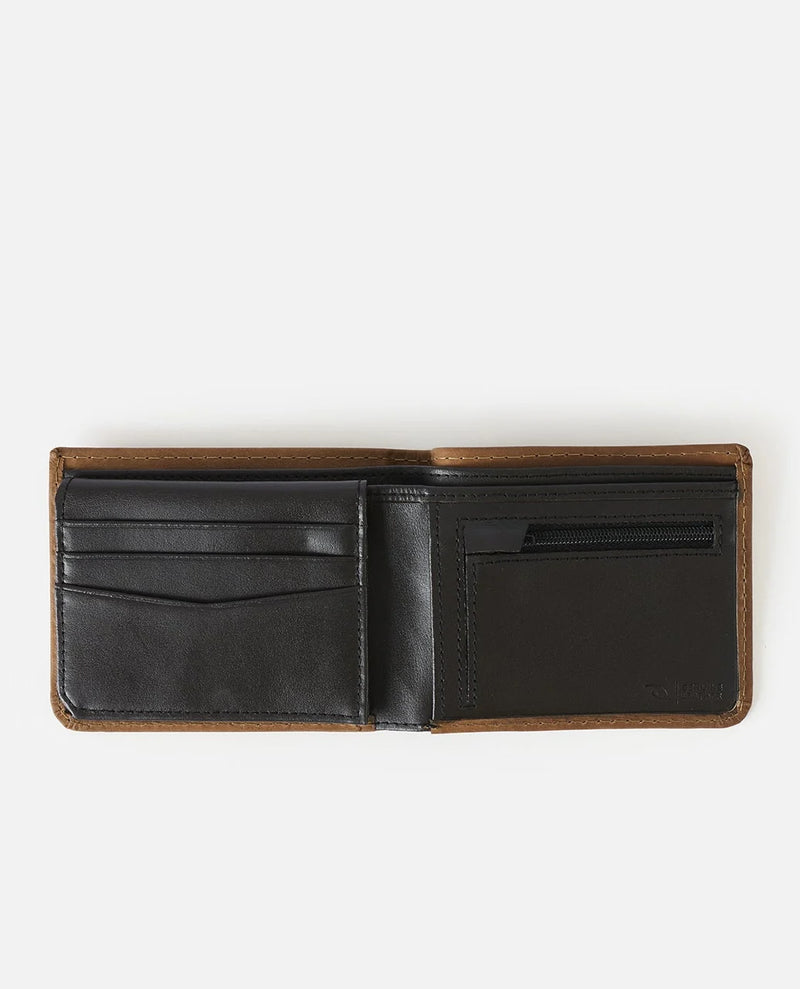 Load image into Gallery viewer, Rip Curl Wetsuit Logo RFID All Day Wallet Tan 02UMWA-1046

