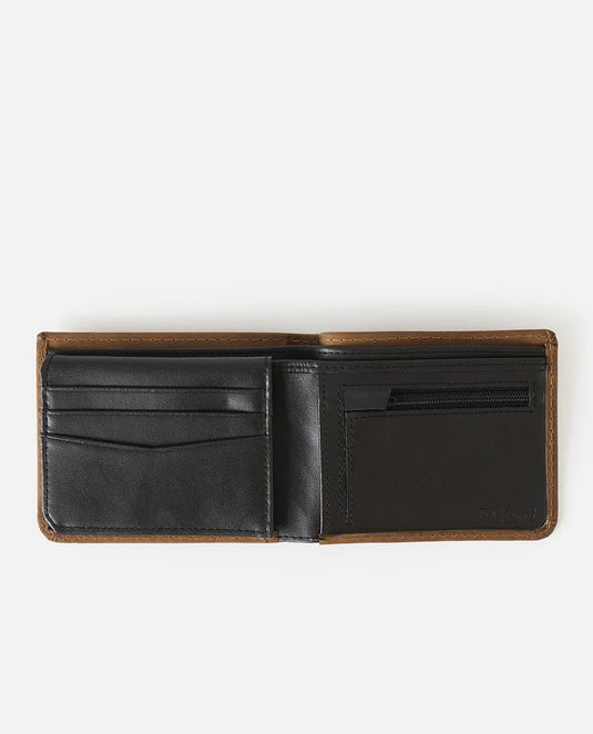 Rip Curl Wetsuit Logo RFID All Day Wallet Tan 02UMWA-1046