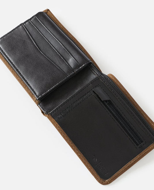 Rip Curl Wetsuit Logo RFID All Day Wallet Tan 02UMWA-1046