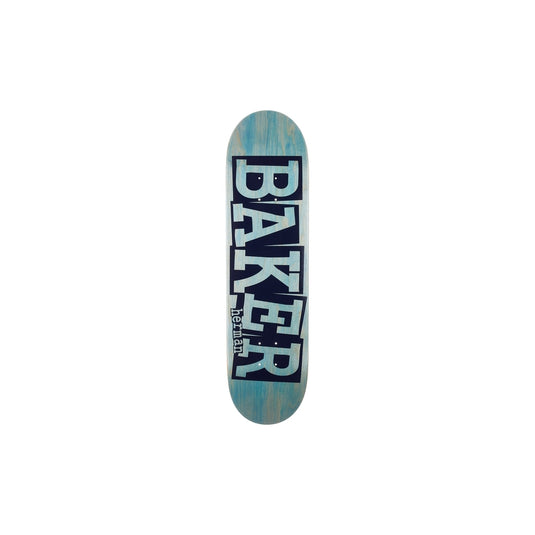 Baker Herman Ribbon Blue Veneer 8.25" Skateboard Deck Blue EQ0301170