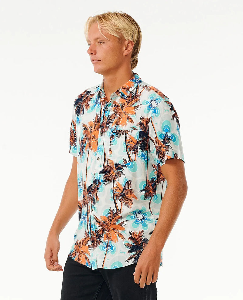 Load image into Gallery viewer, Rip Curl Men&#39;s Barrel Killa Short Sleeve Shirt Mint 030MSH-0067
