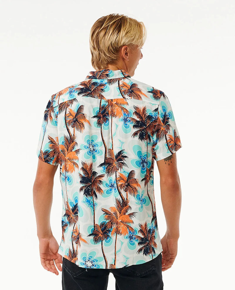 Load image into Gallery viewer, Rip Curl Men&#39;s Barrel Killa Short Sleeve Shirt Mint 030MSH-0067
