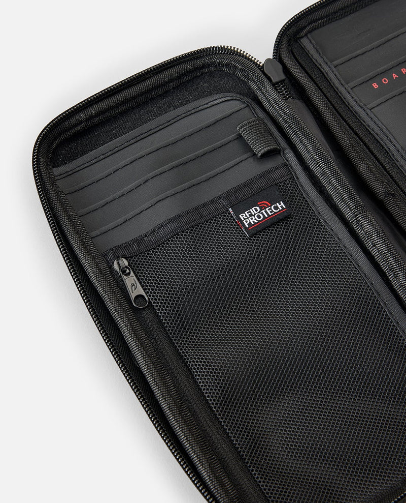 Load image into Gallery viewer, Rip Curl Unisex F-Light Search Travel Wallet Black/Grey 036MWA_0097
