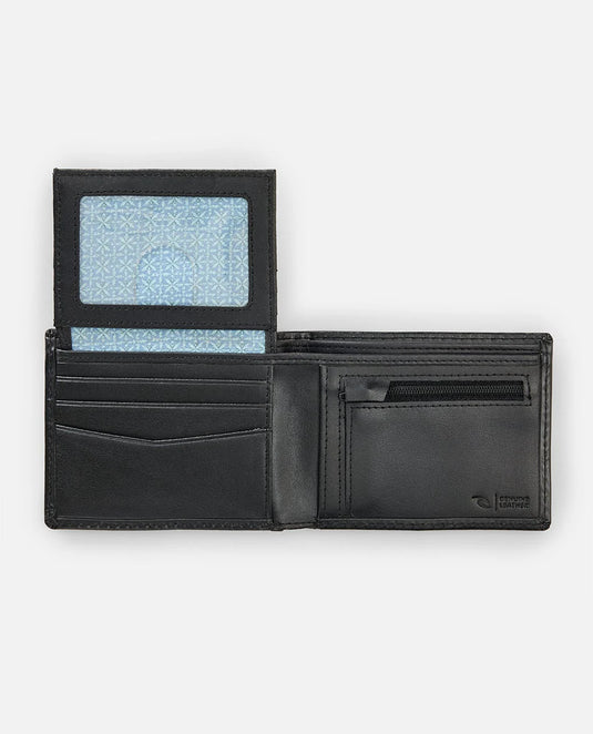 Rip Curl Unisex Pacific Rinse RFID All Day Wallet Black 038MWA_0090