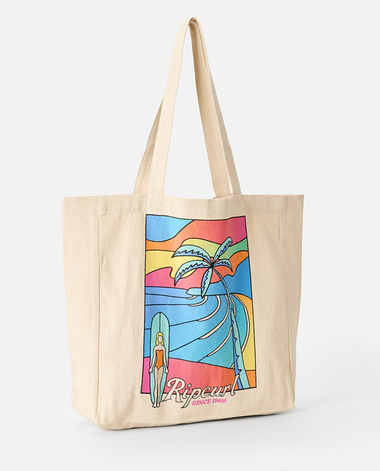 Rip Curl Women's Custom Desto 20L Tote Bag Bone 03LWSB-3021