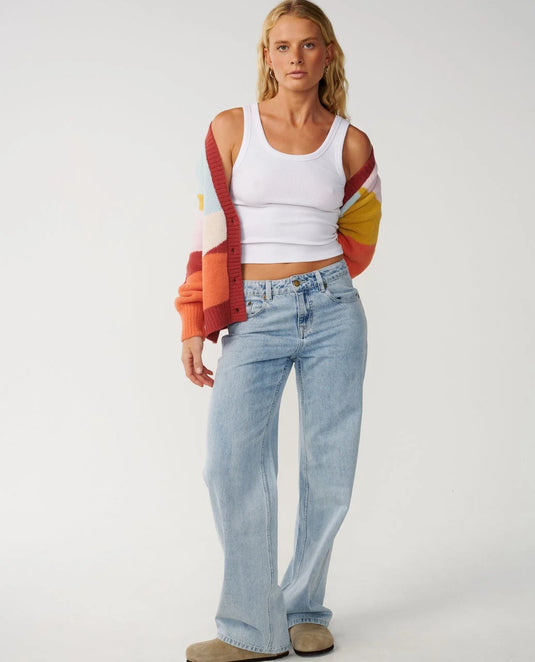 Rip Curl Women's Surf Revival Jacquard Cardi Multico 03VWKN-3282