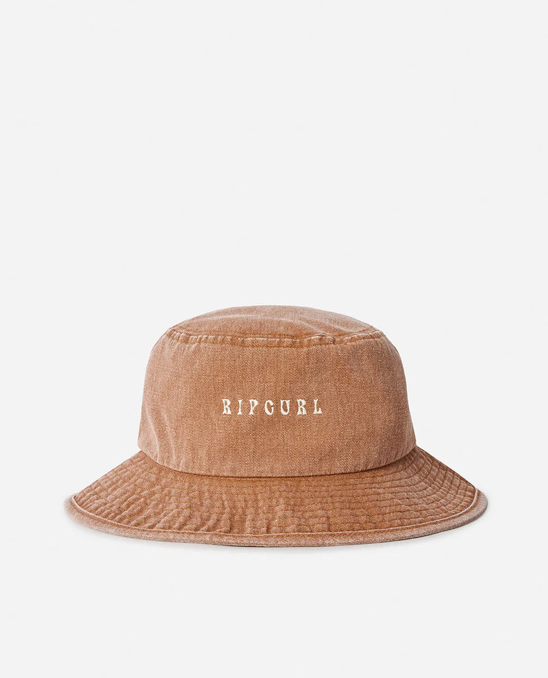 Load image into Gallery viewer, Rip Curl Unisex Washed UPF Mid Brim Hat Washed Brown 03YWHE-2121
