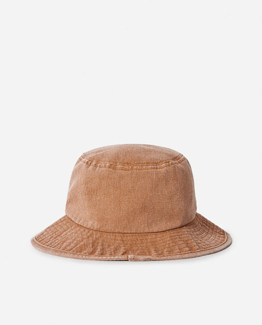 Rip Curl Unisex Washed UPF Mid Brim Hat Washed Brown 03YWHE-2121