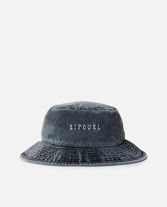 Rip Curl Unisex Washed UPF Mid Brim Hat Washed Black 03YWHE-8264