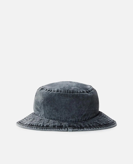 Rip Curl Unisex Washed UPF Mid Brim Hat Washed Black 03YWHE-8264