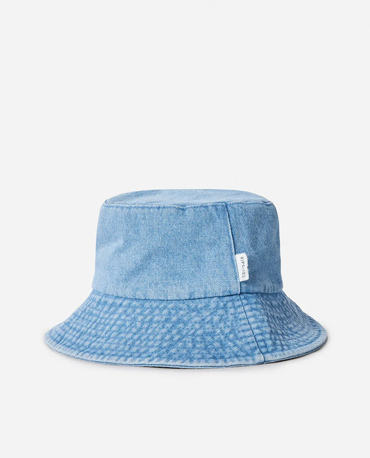 Rip Curl Unisex Revival UPF Bucket Hat Mid Blue 044WHE-8962