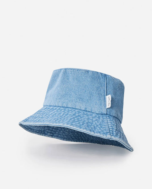 Rip Curl Unisex Revival UPF Bucket Hat Mid Blue 044WHE-8962