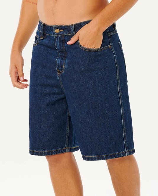 Rip Curl Men's Nu Dose 22" Denim Walkshort True Indigo 046MWS_9683