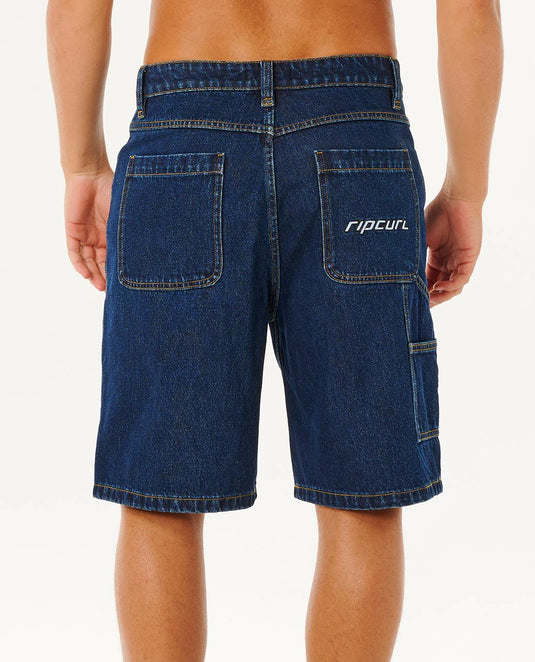 Rip Curl Men's Nu Dose 22" Denim Walkshort True Indigo 046MWS_9683