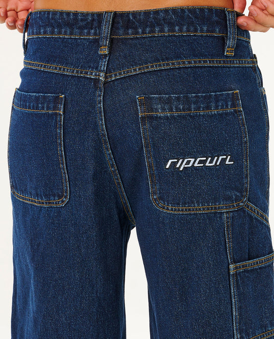 Rip Curl Men's Nu Dose 22" Denim Walkshort True Indigo 046MWS_9683