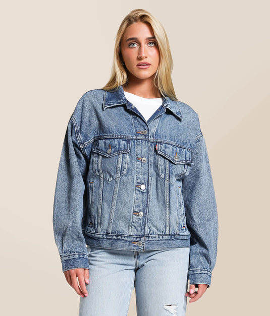 Levi's Women's '90s Trucker Jacket Medium Wash A17430046