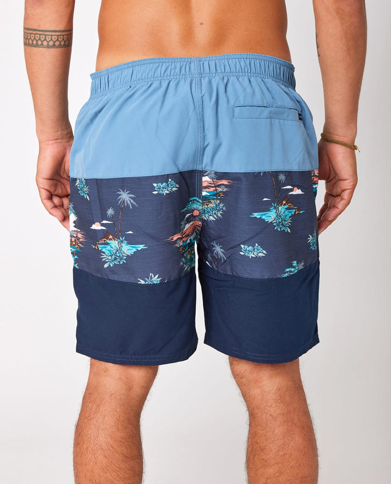 Load image into Gallery viewer, Rip Curl Men&#39;s Nu Dividing Semi Elastic 18&quot; Boardshort Navy 04BMBO-0049
