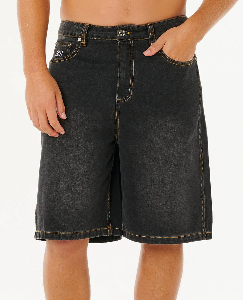 Load image into Gallery viewer, Rip Curl Men's Inner Visions Denim Walkshort Dark Acid Black 04HMWS_2849
