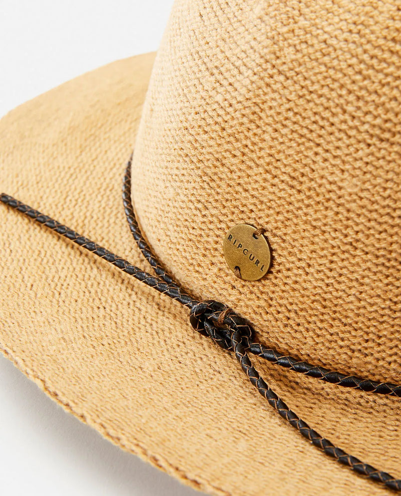Load image into Gallery viewer, Rip Curl Women&#39;s Classic Surf Knit Hat Panama Sand 04MWHE-0012
