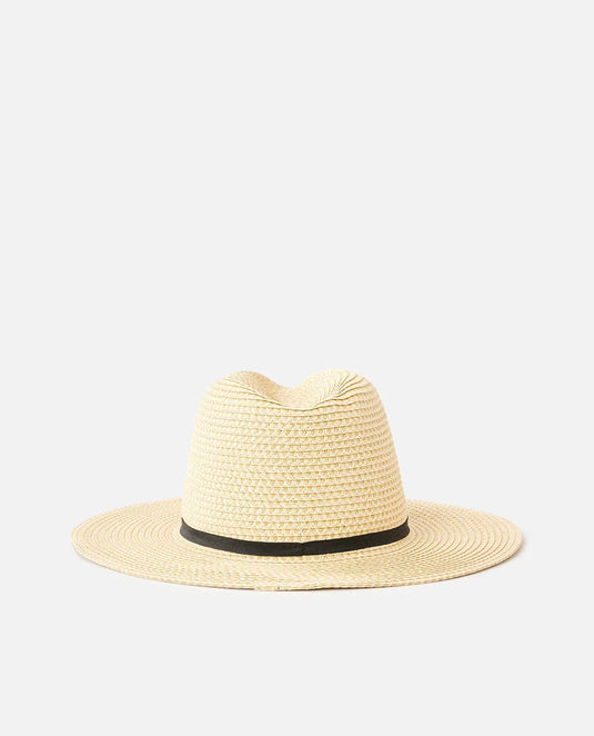 Rip Curl Women's Classic Surf UPF Panama Hat Natural 04NWHE_0031