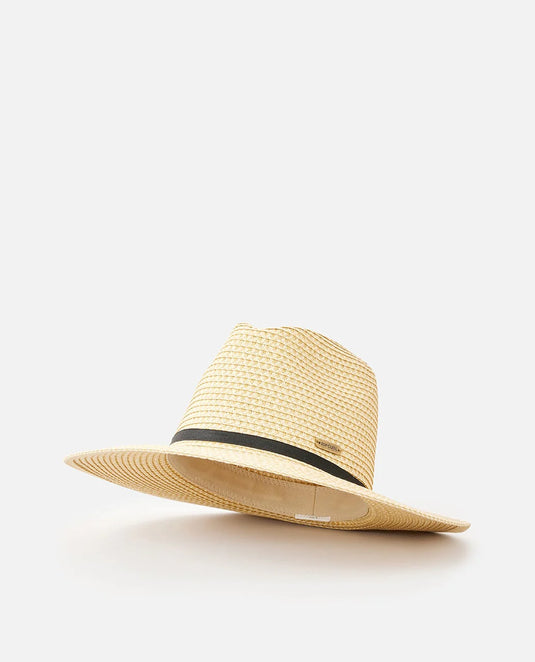 Rip Curl Women's Classic Surf UPF Panama Hat Natural 04NWHE_0031