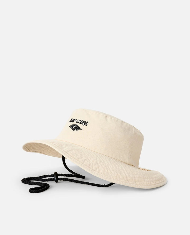 Load image into Gallery viewer, Rip Curl Women's Premium Surf UPF Sun Hat Natural/Black 04OWHE_0927
