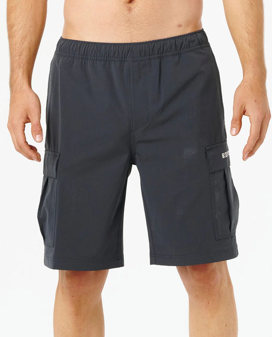 Rip Curl Men's Boardwalk Artist of the Search Walkshort Washed Black 04QMWS-8264