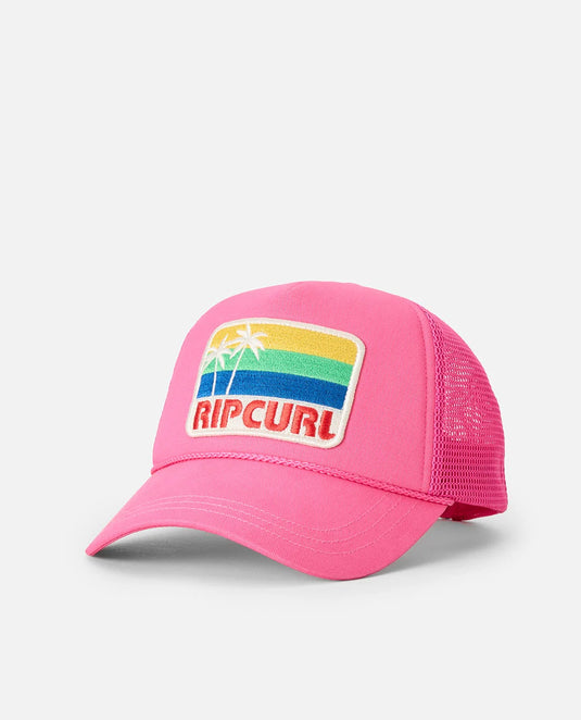 Rip Curl Women's Mixed Revival Trucker Hot Pink 04RWHE_0597