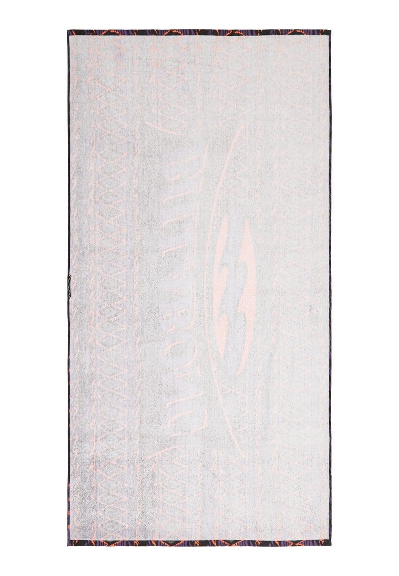Load image into Gallery viewer, Billabong Unisex Waves Beach Towel 80 X 160 Black EBYAA00137-BLK

