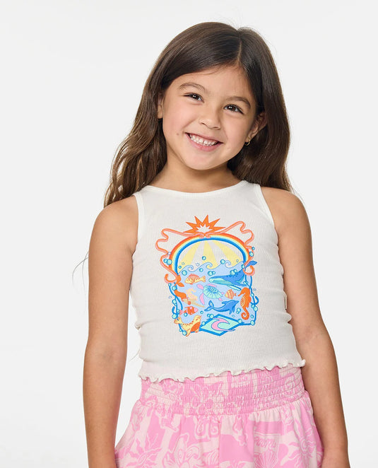 Rip Curl Kids' Surf Magic Tank Bone 052JTE_3021