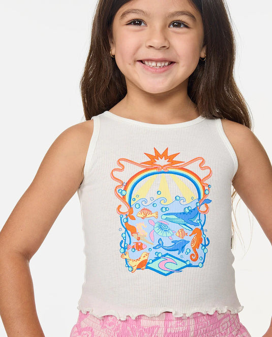 Rip Curl Kids' Surf Magic Tank Bone 052JTE_3021