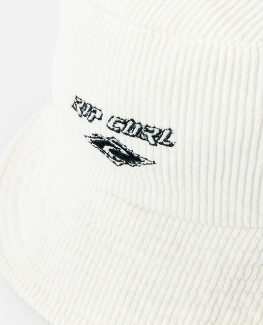 Rip Curl Women's Icons Of Surf Bucket Hat Bone 05BWHE_3021