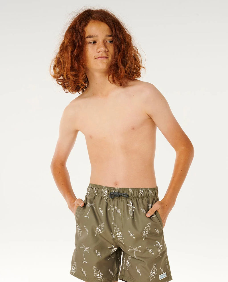 Load image into Gallery viewer, Rip Curl Kids' Eternal Shred Mesh Volley Boy Surplus Green 05LBBO_8231
