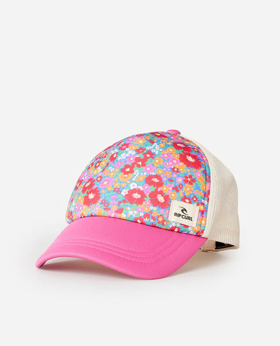 Rip Curl Women's Mixed Yardage Trucker Hat Pink 067WHE-0020