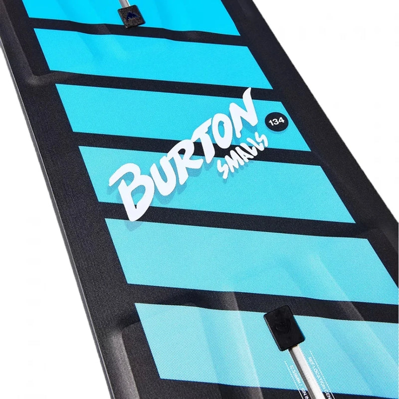 Load image into Gallery viewer, Burton Kid's Smalls Flat Top 134 Snowboard Blue 23923100300-134
