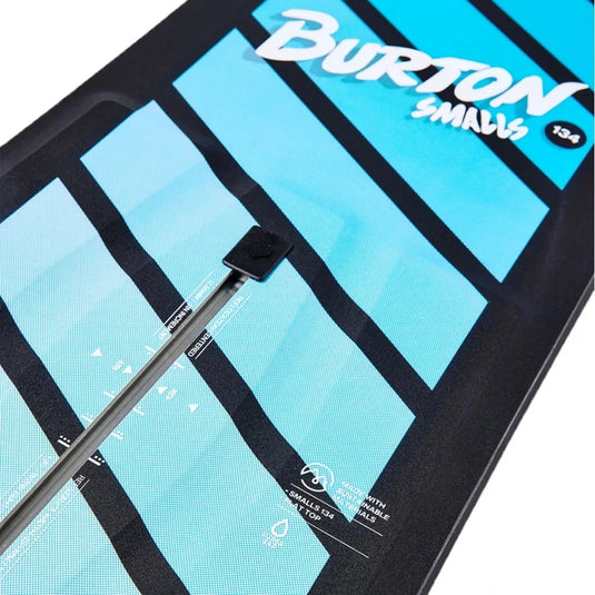 Burton Kid's Smalls Flat Top 134 Snowboard Blue 23923100300-134