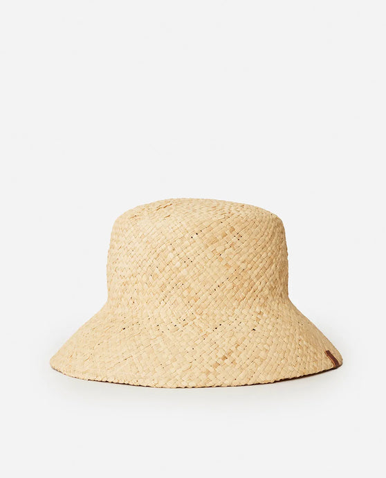 Rip Curl Women's Premium Straw Bucket Hat Natural 06HWHE-0031