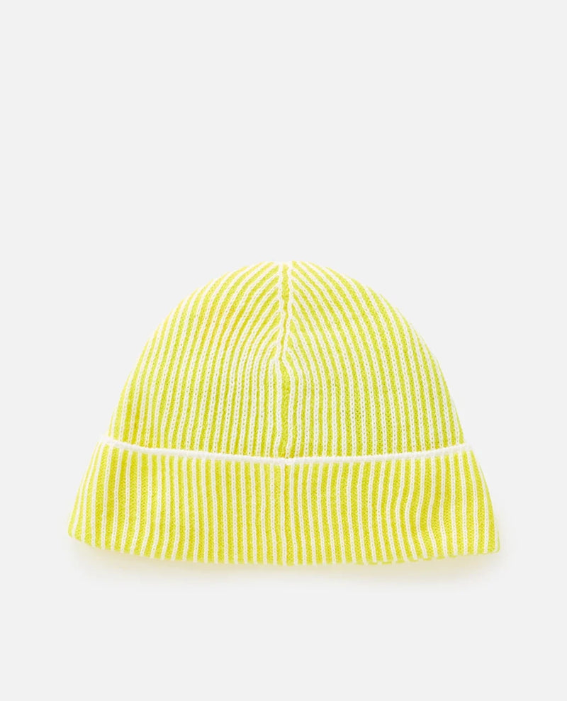 Load image into Gallery viewer, Rip Curl Unisex 2 Tone Ribbed Reg Beanie Washed Lime 06RWHE-9652
