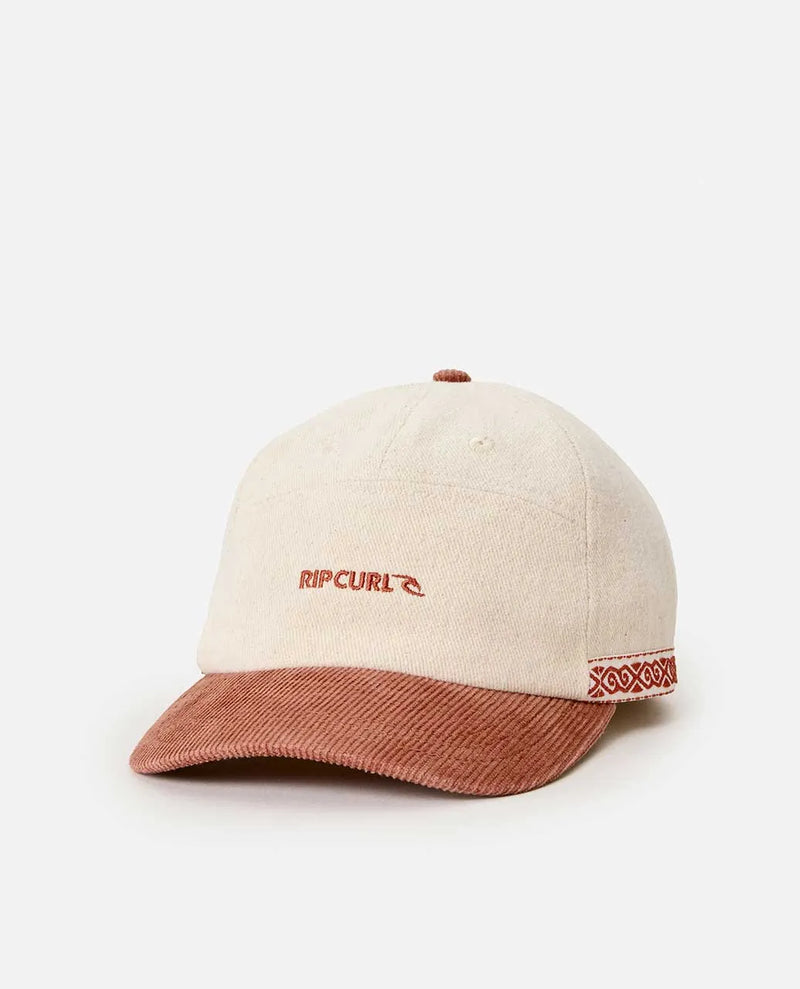 Load image into Gallery viewer, Rip Curl Women&#39;s Cosmic Kiss 5 Panel Cord Cap Natural 06XWHE-0031
