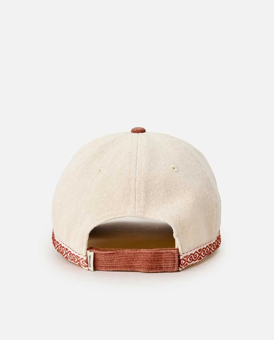 Rip Curl Women's Cosmic Kiss 5 Panel Cord Cap Natural 06XWHE-0031