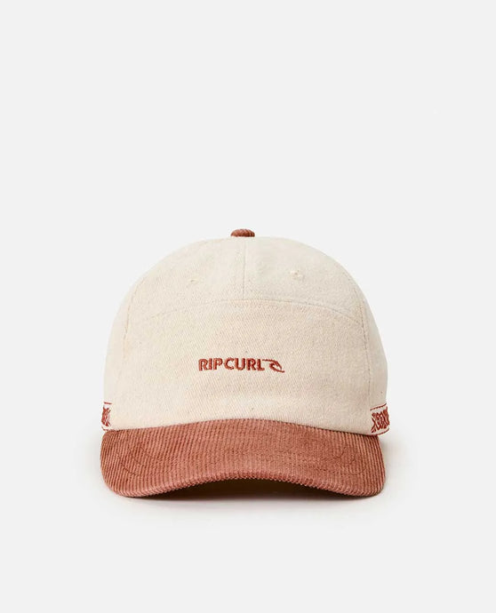 Rip Curl Women's Cosmic Kiss 5 Panel Cord Cap Natural 06XWHE-0031