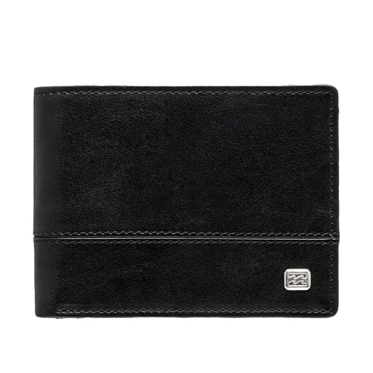 Billabong Men's Dimension Bi-Fold Wallet Black EBYAA00121-BLK