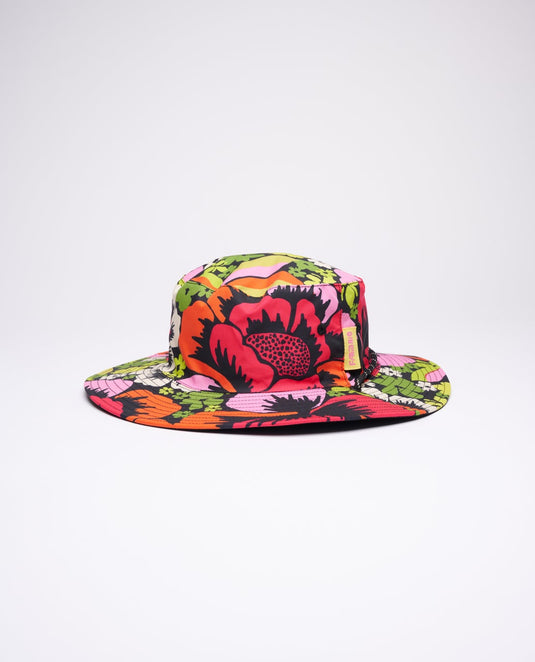 Rip Curl Women's Surf Series Reversible UPF Bucket Hat Bloom 07PWHE-2846