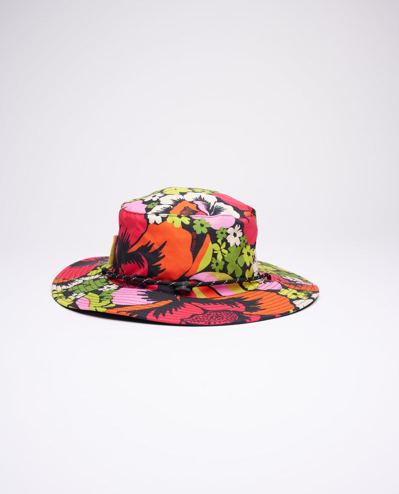 Load image into Gallery viewer, Rip Curl Women's Surf Series Reversible UPF Bucket Hat Bloom 07PWHE-2846
