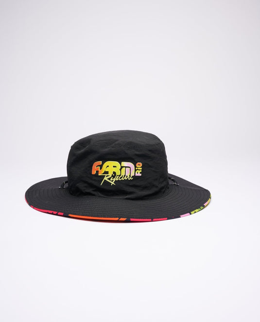 Rip Curl Women's Surf Series Reversible UPF Bucket Hat Bloom 07PWHE-2846
