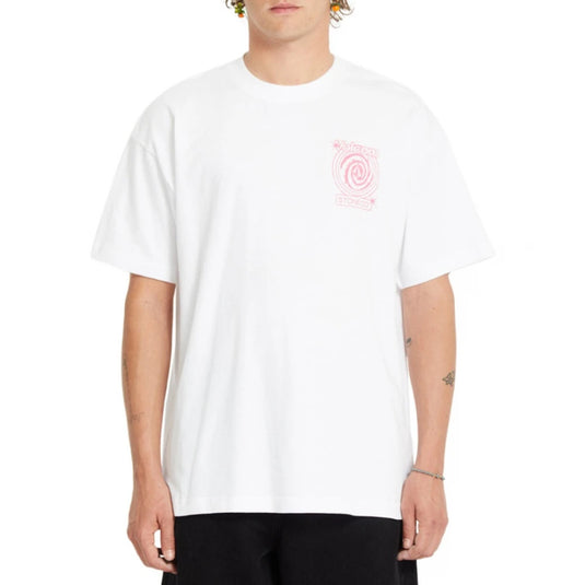 Volcom Men's Deep Trance T-Shirt White A4312550_WHT